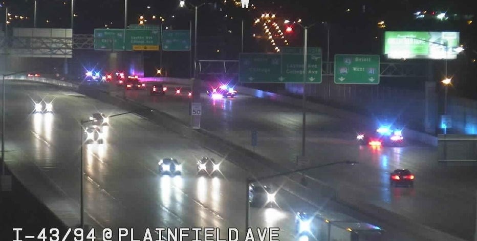 Fatal crash in Mitchell Interchange, driver struck median wall