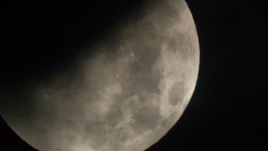 A Full Moon And A Total Moon Eclipse Photographed In Slovakia