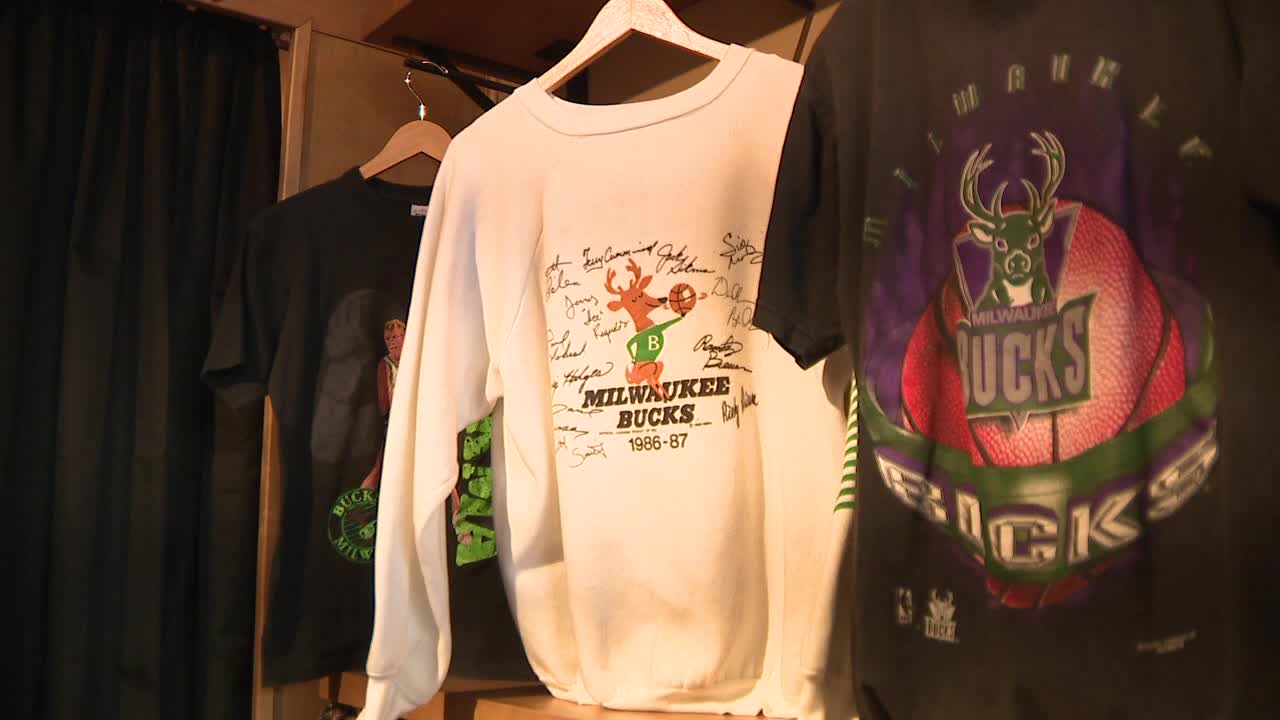 Vintage Bucks merchandise adds playoff excitement: 'Unique stuff