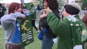 Bucks fans at Deer District watch party brave cold