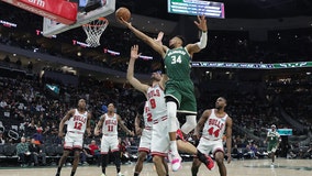 Bucks rout Bulls in Game 5, advance to face Celtics