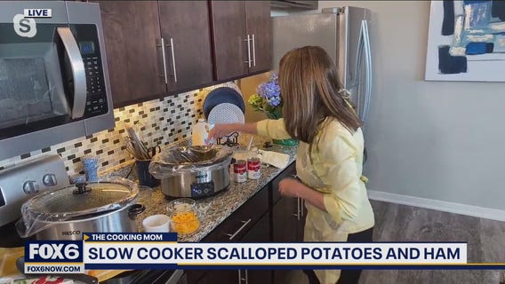 Slow cooker scalloped potatoes and ham: recipe