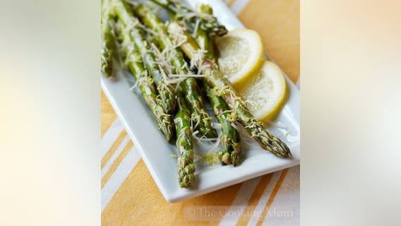 Lemon roasted asparagus: recipe