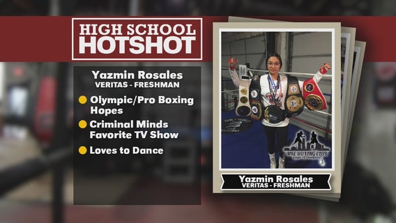 Veritas freshman, self-proclaimed 'girly girl' loves to hit