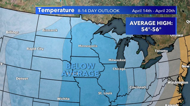 Warmer temps arrive next week; won't last long