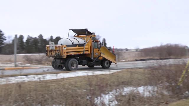 Liquid brine clears Wisconsin highways faster, study says