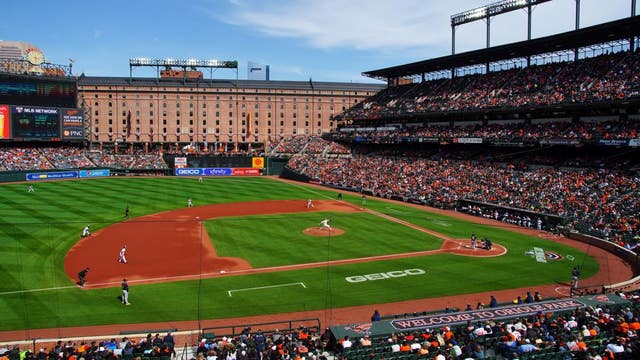 Orioles blank Brewers 2-0 in home opener at Camden Yards