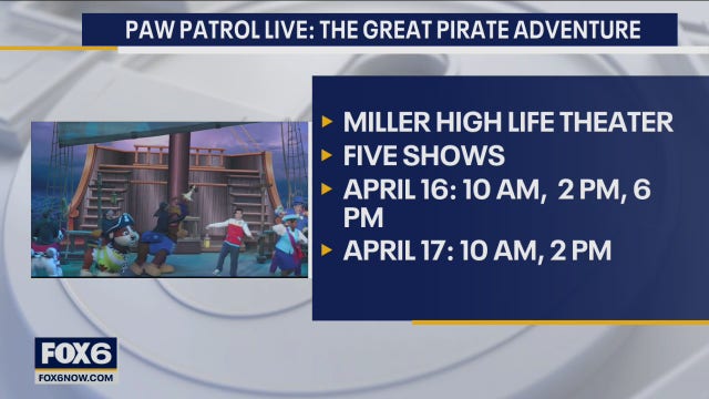 Paw Patrol Live at Miller High Life Theatre