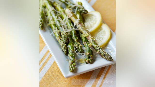 Lemon roasted asparagus: recipe