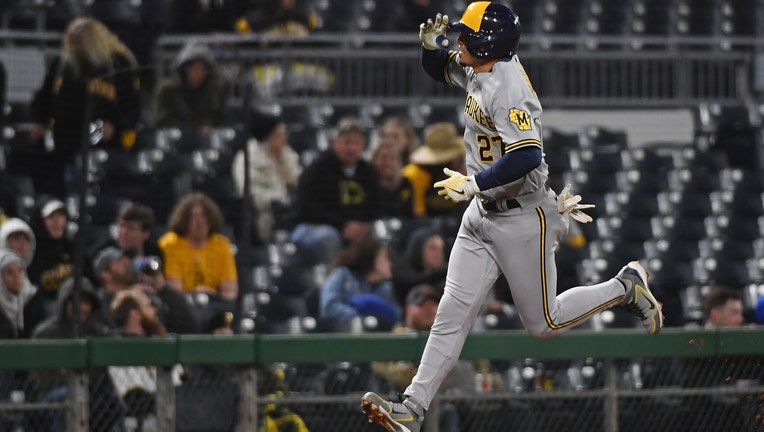 Adames Homers Twice as Brewers Beat Pirates