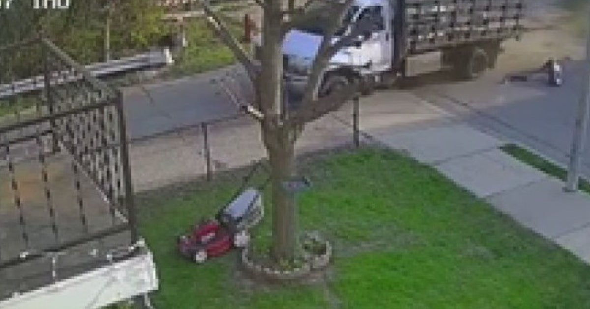 Dump truck driver destroys Milwaukee woman's yard in hit-and-run | FOX6 ...