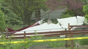 Wauwatosa plane crash near Timmerman Airport, pilot injured