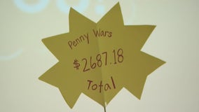 Penny war for Leukemia Lymphoma Society at South Milwaukee school