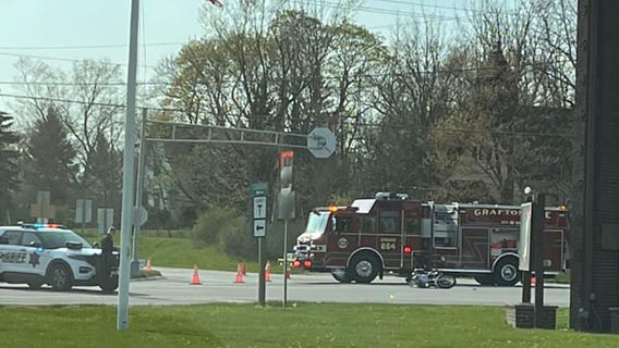 Motorcycle accident, Grafton man injured: sheriff