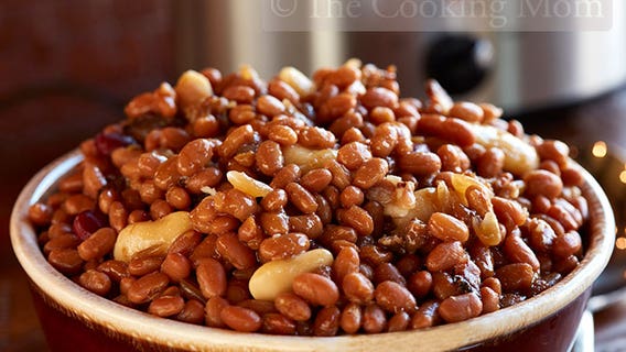 Slower cooker baked beans: recipe