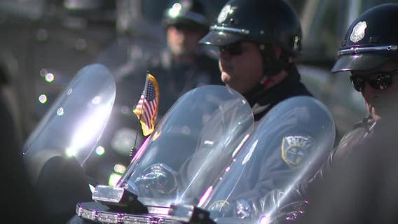 Local police motorcycles to Washington D.C. memorial