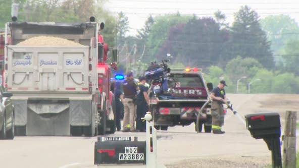 Motorcyclist killed in crash with dump truck in Lisbon
