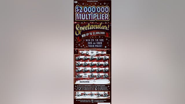 Macomb County woman wins $2M on Michigan Lottery scratch-off ticket she bought because of design