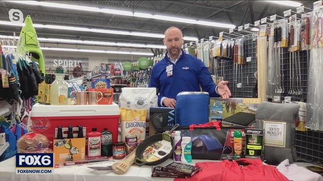 Stock up on camping essentials