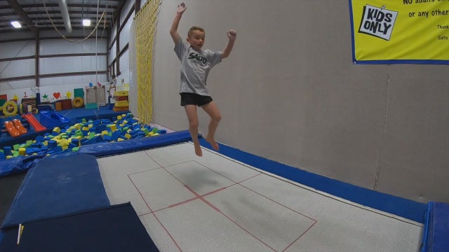 Gymnastics coming naturally to champion kindergartner
