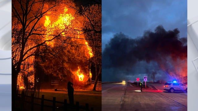 Kenosha County barn fire; sergeant, deputy injured, cause unknown