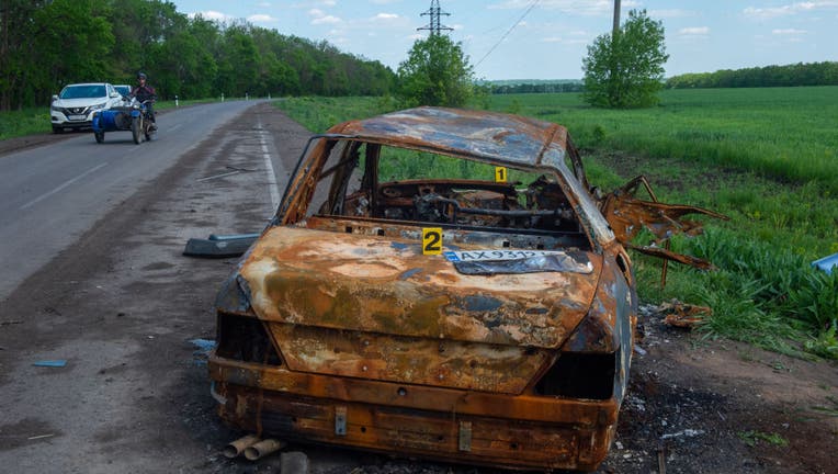 Ukrainian civilian killed by Russian army found in Mala Rogan village, Kharkiv