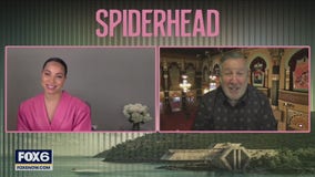 Gino talks with cast of 'Spiderhead'