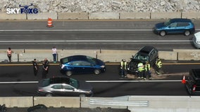 Northbound I-43 crash near Hampton Avenue