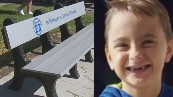 Mukwonago Jackson Sparks bench honors Waukesha parade victim