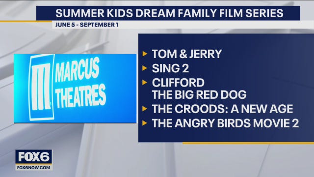 Kids Dream Family Film Series runs June 5-Sept. 1