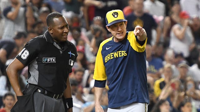 Counsell ejected, Brewers lose season-high 7th straight
