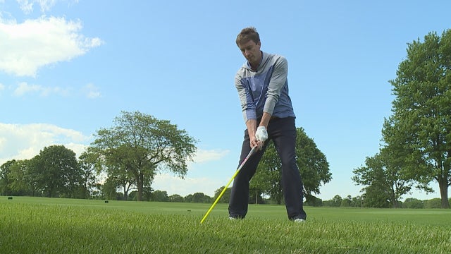 Blue Mound head golf pro plays 100 holes in 1 day for charity