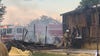 Kansasville fire at mobile home center; 1 injured, pet dead