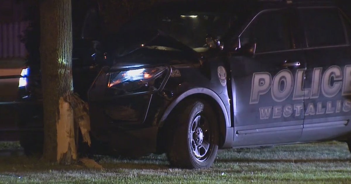 West Allis police chase, crash; 2 officers injured | FOX6 Milwaukee