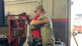 Cudahy soldier returns home, surprises mom