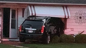 South Milwaukee crash into house near 17th and Chestnut