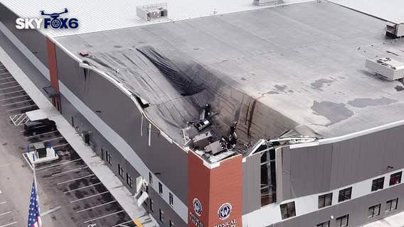 New Berlin roof collapse after 3 inches of rain