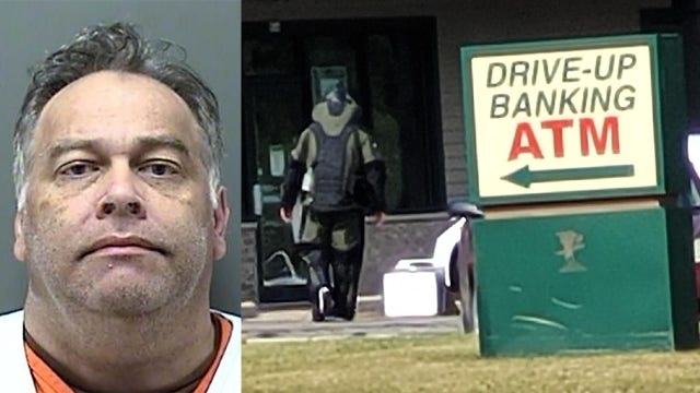 Waterford bank bomb threat, Burlington man charged