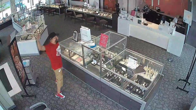 Menomonee Falls attempted jewelry theft; police seek man with brick