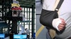 Bernie's slide mishap: Dodgers reporter breaks arm, fractures ribs