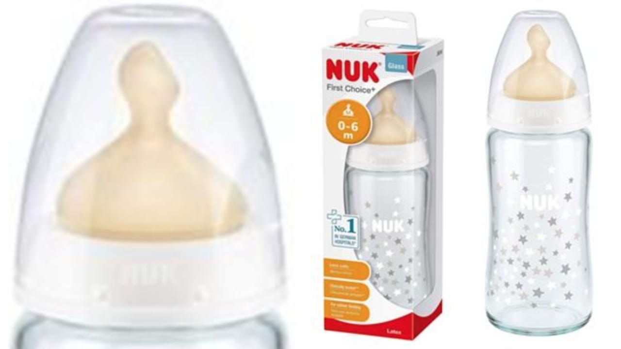 Nuk bottles hot sale glass