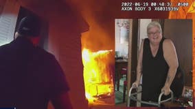 West Allis mobile home fire, grandma badly burned returns home