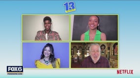 Gino chats with the cast of '13: The Musical'