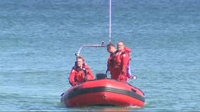 Port Washington Lake Michigan search, no 'child on log' found