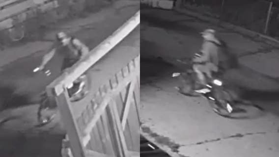 Sheboygan suspicious dumpster fires, bicyclist sought