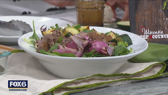 Grilled Beef, Summer Squash and Onion Salad: recipe
