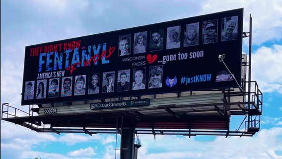 Fentanyl dangers on billboards; Wisconsinites who overdosed in ads