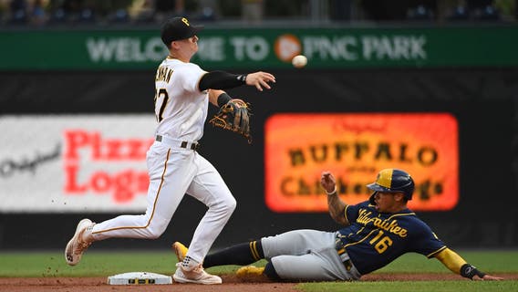 Pirates beat Brewers 5-3, end skid