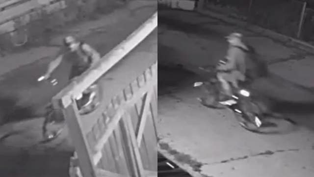Sheboygan suspicious dumpster fires, bicyclist sought