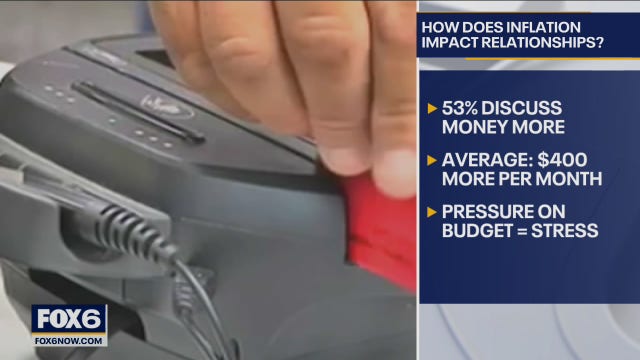 Inflation hurting bank accounts, relationships